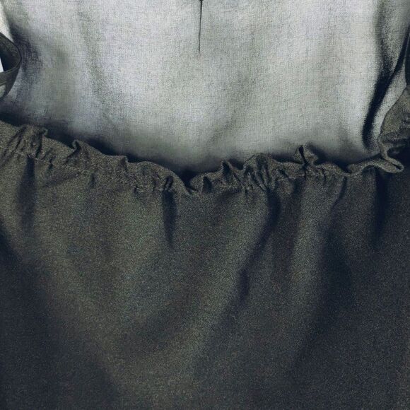 Blue Rain Top Women's S Off Shoulder Flutter Sleeve Netting Embroidery Baby Doll - Picture 4 of 12